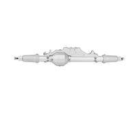 RC Axle Accessories For Axial For Wraith 90018 RR10 1/10 CNC Diamond Shaped Aluminum Complete Front And Rear Axle RC Crawler For Rock For Racer Upgrade Parts(Silver,Rear)