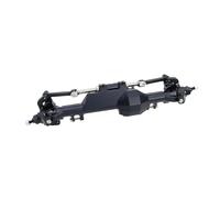 RC Axle For Vanquish H10 1/10 CNC Aluminum Front Rear Straight Axle Set Complete Axles RC Crawler Car Optic Upgrade Parts(Black,Front)