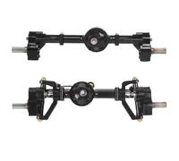 RC Axle For WPL C14 C24 C24-1 C34 C44 B14 B24 1/16 Front And Rear Portal Axle With Metal Drive Shaft RC Car Upgrade Parts(A)