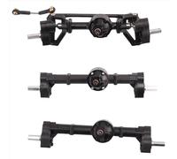 Rc Axle Parts For WPL B16 B36 6X6 6WD 1/16 3Pcs Front Middle Rear Portal Axle Set RC Car Upgrade Parts Accessories