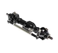 Rc Axle Parts For WPL B16 B36 For FAYEE For JJRC And Other 1/16 Six Wheel Drive RC Car Accessories Metal Front Middle And Rear Axle Assemblies(Black,Front)