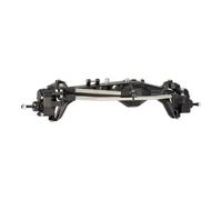 RC Axles Models For Universal Accessories 1/10 RC Cheater Rigs Aluminum Offset Portal Axle Constant Velocity Driveshift Adjustable Upper Link Mount(Black,Front Axle)