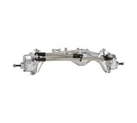 RC Axles Models For Universal Accessories 1/10 RC Cheater Rigs Aluminum Offset Portal Axle Constant Velocity Driveshift Adjustable Upper Link Mount(Silver,Front Axle)