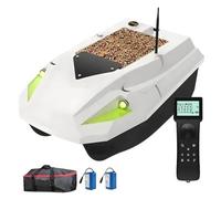 RC Bait Boat with Night Lights, 100-Point Positioning, 4.4lbs Loading, Speed Adjustable Bait Release & Trolling, for Freshwater Sea Fishing