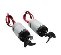 RC Bait Trawler Boat 12V 550 Speed Motor With 38mm 3-Propeller Power Driven Kit Waterproof Gasket Compatible With Large Power Fishing Boats(1pair motor kit)