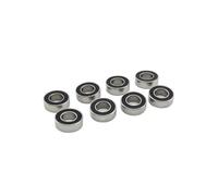 RC Ball Bearings For HPI 1/10 WR8 3.0 For Flux KEN Bullet ST MT 3.0 5B For Savage X 4.6 RC Car 8Pc Ball Bearing B021 B030 Sealed Miniature Deep Groove(5x10x4mm)