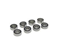 RC Ball Bearings For HPI 1/10 WR8 3.0 For Flux KEN Bullet ST MT 3.0 5B For Savage X 4.6 RC Car 8Pc Ball Bearing B021 B030 Sealed Miniature Deep Groove(10x15x4mm)