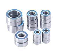 RC Ball Bearings For Team Associated B6.2 1/10 22Pcs Wheel Hub Sealed Bearing Kit RC For Buggy Car Upgrade Parts Replacement Parts
