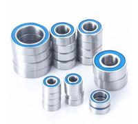 RC Ball Bearings For Team Associated RC10 B6.1 1/10 24Pcs Wheel Hub Axle Sealed Bearing Kit RC Crawler Car Upgrade Parts Accessories