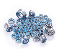 RC Ball Bearings For Vanquish VS4-10 For Phoenix VS410 1/10 48Pcs/lot Complete Ball Bearing Kit Rubber Sealed RC Crawler Car Replacement Parts
