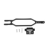 RC Battery Hold Down Aluminum Alloy High Strength Lightweight Precise Fit Easy Installation for BL 2S SLASH 4X4 1/10 Model Car 2 Pieces (Black)