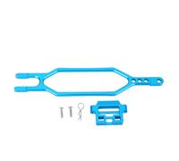 RC Battery Hold Down Aluminum Alloy High Strength Lightweight Precise Fit Easy Installation for BL 2S SLASH 4X4 1/10 Model Car 2 Pieces (Sky Blue)