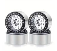RC Beadlock Hubs For Axial For SCX10 RR10 For Wraith 90048 90018 For TRX4 For TRX-6 4pcs 2.2" Metal Beadlock Wheels CNC RC Crawler Heavy-Duty Parts