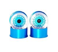 RC Beadlock Hubs For Tamiya For MINI 4WD 1Set /lot Aluminum Wheels Middle Diameter Lightweight Parts Upgrade Repair Replacement Accessories(Light Blue)