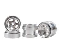 RC Beadlock Hubs For Tamiya Grasshopper For Mighty Frog For Hornet Fighting For Buggy Sand Scorcher 1set Aluminum Tires Wheels Rims RC Car Upgrades Parts