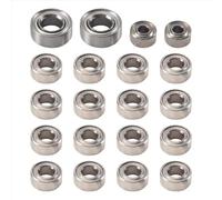 Rc Bearing Accessory For Axial For SCX24 90081 AXI00001 AXI00002 KKZ 1/24 20Pcs Steel Ball Bearing Set RC Crawler Car Spare Parts Accessories