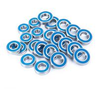 Rc Bearing Accessory For DBXL-E 2.0 For Desert For Buggy 1/5 22Pcs Complete Blue Ball Bearing Chrome Steel Rubber Sealed RC Crawler Car Assemble