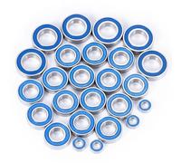 Rc Bearing Accessory For Losi For Super For Baja For Rock For Rey 1/6 25Pcs Wheel Hub Axle Blue Sealed Bearing Kit RC Car Upgrade Parts
