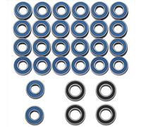 Rc Bearing Accessory For Tamiya Grand Knight For King For Hauler 1/14 30Pcs Sealed Bearing Kit Truck Tractor Trailer Semi Upgrade Parts Accessory