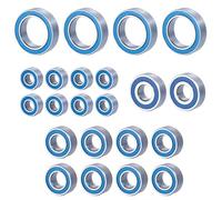 Rc Bearing Accessory For Team Associated B6.2 For Buggy 1/10 22PCS Blue Ball Bearing Kit Scale 2WD Off Road Competition Bearings Upgrade Parts