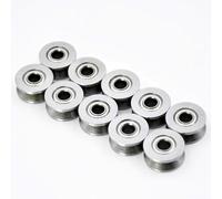 Rc Bearing Accessory V624ZZ 4x13x6mm V624 10pcs V Groove Roller Wheel Ball Bearings Embroidery Machine Pulley Chrome Steel Bearing Accessory