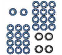RC Bearing Parts For Tamiya Grand Knight For King For Hauler 1/14 30Pcs Sealed Bearing Kit Upgrade Parts Truck Tractor Trailer Semi Accessory