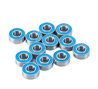 RC bearings Spare For Tamiya Frog For Super Blackfoot Stadium Blitzer 12 Pcs Rubber Sealed Bearing Kit RC Car Upgrade Parts Accessories