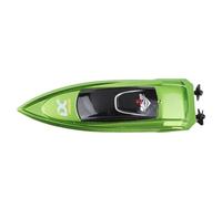 RC Boat, 2.4Ghz High Speed Waterproof USB Rechargeable Mini Remote Control Boat for Pools Lakes, 360° Flipped Electric Toy Boat with Twin Propellers, RC Speedboat Toy for Adults and Kids(Green)