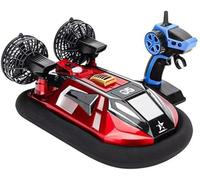 RC Boat Amphibious Hovercraft - High Speed Waterproof Interactive Toy for Kids - 2.4G Remote Control Ship for Parent-Child Play - Great Gift for Adults and Children