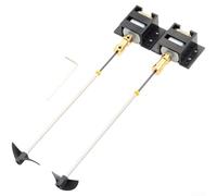 RC Boat Drive System Kit with 130 Motor, Shaft, Coupling and Propellers for DIY Model Ship Building, Complete Replacement Parts Set 2 Packs
