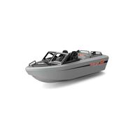 RC Boat for Adults, 1/12 Scale 2.4GHz Remote Control Boat Speedboat with Waterproof 9G Servo, Shallow-Water Vortex, USB-C Charging, Gift for Teens Adults (Grey)