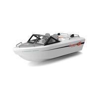RC Boat for Adults, 1/12 Scale 2.4GHz Remote Control Boat Speedboat with Waterproof 9G Servo, Shallow-Water Vortex, USB-C Charging, Gift for Teens Adults (White)