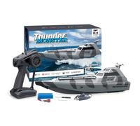 RC Boat for Adults, 727 Remote Control Boat with High Speed 20+KM/H, Self-Righting, 2.4G 200M Range, Waterproof, Usb Rechargeable, Gift for Teens Adults (Grey)