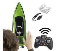 RC Boat - High-Speed Remote Control Boat | Elegant Speedboat | Mini Electric Boats Suitable For Kids Pool Play Lake Racing And Outdoor Water Entertainment Activities