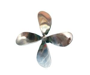RC Boat Model 90mm-93mm 4-Blade Brass Propeller For RC Ship Models High-Performance Marine Upgrade M4 Shaft Hole(CW,91mm)