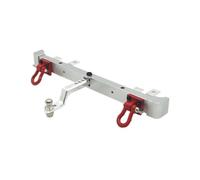 Rc Bumper Compatible With MN For MN82 LC79 1/12 RC Car Modification Replacement Spare Parts Metal Rear Bumper Trailer Hook(Silver)
