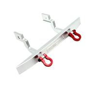 Rc Bumper Parts For Wpl C44 C34 FJ45 1/16 Metal Upgrade Remote Control Car Front Bumper Accessories Replacement Modified Replace(Silver)