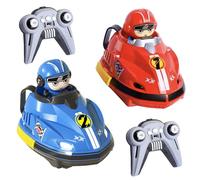 RC Bumpers, Remote Car with Music Light, Battle Ejector Vehicle, Turbo Track Racer Toy, Electric Motion Spinner for Children, Speed Controller Ride Toy Car, Mini Action Game