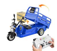 RC Car: 14.5 x 5.2 x 7.8 cm Three Wheel Stunt Truck with Light Sound | 2.4G Remote Control Vehicle | Indoor Toy Made of ABS in Aluminium Alloy | Dynamic Performance at Speed