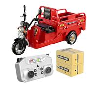 RC Car - 14.5x5.2x7.8cm Three Wheel Truck With Light Sound | 2.4G Remote Control Truck | Three-wheeled Trucks Toy For Boys Girls Indoor Home Room Tile Floor Birthday Party Family Gatherings