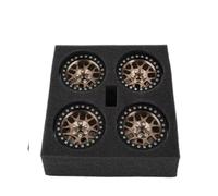 RC Car 4PCS CNC Aluminum 2.2 Beadlock Wheel Rim For 1/10 RC Crawler Car Axial SCX10 RR10 Wraith TRX4 TRX-6(4K 3.5X 90X)