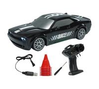 RC Car - 4WD Drift Vehicle With LED, Electric Remote Stunt Car | Rechargeable High-Speed Racing Toy for Kids and Adults, Competitive Performance For Track Play, Durable Drift Model