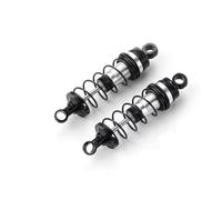RC Car Absorber Damper Compatible With LOSI For Mini-B For Mini-T 1/16 RC OFF Road Car Upgrade Parts Replacement Accessories Threaded Front Shock Absorber(Black)