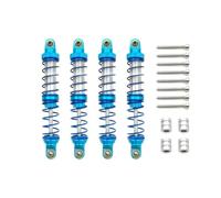 RC Car Absorber Damper Compatible With MN For Defender D90 1/10 RC Car Upgrade Parts Accessories 4Pcs Metal Shock Absorber Oil Damper(Blue)