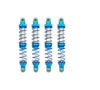 RC Car Absorber Damper Compatible With MN For Defender D90 1/10 RC Car Upgrade Parts Accessories 4Pcs Metal Shock Absorber Oil Damper(Blue)