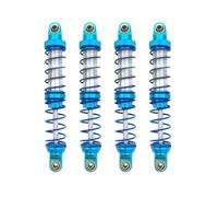 RC Car Absorber Damper Compatible With MN For Defender D90 1/10 RC Car Upgrade Parts Replacement Accessories 4Pcs Metal Shock Absorber Oil Damper(Blue)