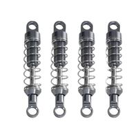 RC Car Absorber Damper Compatible With MN82 1/12 Remote Control Car Upgrades Parts Replacement Accessories 4Pcs Metal For Spring Shock Absorbers(Black)