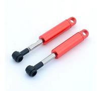 RC Car Absorber Damper Compatible With Tamiya For SCANIA 770S R620 For VOLVO For BENZ TGX 1/14 RC Truck Car Parts 2pcs Metal Shock Absorber For Spring Suspension(Red)