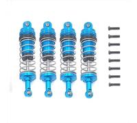 RC Car Absorber Damper Compatible With Wltoys 144001 144002 144010 124007 124008 124016 124017 124018 124019 RC Car Upgrades Part 4pcs Metal Shock Absorber(Blue)
