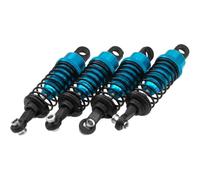 RC Car Absorber Damper Compatible With WLtoys A949 A959 A969 A979 K929 1/18 Rc Car Upgrade Parts Replacement Accessories 4Pack Shocks Absorber Damper 55mm(Blue)